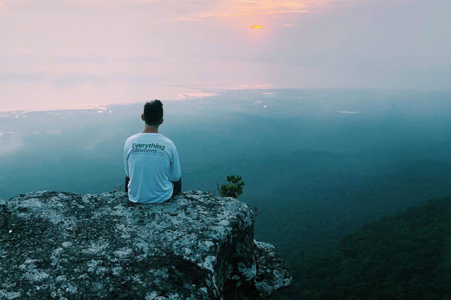 Long Sleeve shirt on a Cambodian cliff